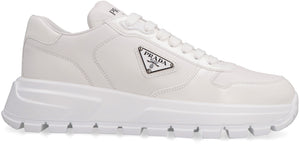 Sneakers in pelle con logo-1